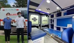 Bên trong chiếc xe cứu thương Việt Hương tặng ông Đoàn Ngọc Hải, chi tiết đặc biệt gây chú ý
