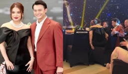 Clip quay lén bắt trọn hành động đặc biệt của tình trẻ dành cho Trương Ngọc Ánh tại chốn đông người