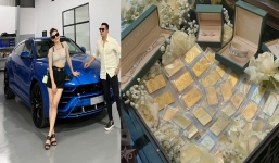 'Cô dâu 2 tỷ kim cương' được chồng chiều như bà hoàng, liên tiếp tặng siêu xe đắt tiền