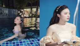 Nữ MC gợi cảm nhất nhì VTV khoe ảnh bên bể bơi khiến CĐM khó rời mắt