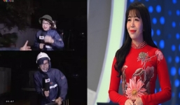 MC Diệp Chi xúc động chứng kiến đồng nghiệp đứng không vững vì gió quật giữa tâm bão