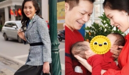 Vợ Á hậu kém 16 tuổi của Shark Hưng lộ diện sau thời gian sinh quý tử: Nhan sắc gây bất ngờ