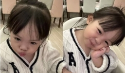 Mẹ vợ Cường đô la khoe ảnh cháu ngoại, biểu cảm đáng yêu của Suchin 'đốn tim' CDM