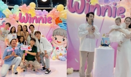 Bỏ qua ồn ào với 'em guột' Diệu Nhi, Đông Nhi vui vẻ tổ chức tiệc hoành tráng