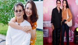 Hiếm hoi xuất hiện bên chồng, vợ kém 44 tuổi của nhạc sĩ Đức Huy khoe nhan sắc bất ngờ