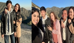 Hiếm hoi đại gia đình Jennifer Phạm 'lên sóng': Trầm trồ vì ai cũng đẹp