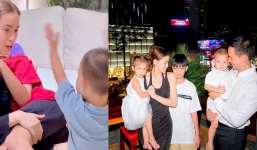 Leon ghen tỵ ra mặt khi thấy Hồ Ngọc Hà yêu thương Subeo