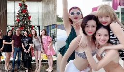 Thiều Bảo Trâm khoe ảnh bên gia đình toàn nhan sắc cực phẩm 