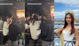 Thái độ của Hoa hậu Thùy Tiên khi bất ngờ bị fan vây kín ở Hà Giang gây chú ý