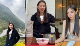 Không son phấn đi từ thiện, Hoa hậu Thùy Tiên lộ nhan sắc thật khiến CDM bất ngờ