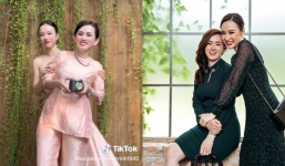 Mẹ Angela Phương Trinh trẻ đến ngỡ ngàng, đứng cạnh con gái mà như hai chị em