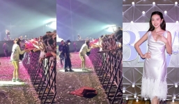 Hoa hậu Thùy Tiên nhận 'cơn mưa' lời khen vì cách hành xử đẹp dành cho khán giả