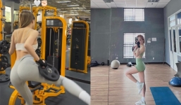 Học theo Lệ Quyên, Thiều Bảo Trâm ngày càng khoe body 'khét lẹt'