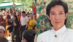 NSƯT Ngọc Huyền khẩn thiết cầu xin đám đông xô bồ náo loạn đám tang NSƯT Vũ Linh trong bất lực