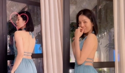 Lệ Quyên khoe lưng trần nuột nà ở tuổi U50 khiến CDM tròn mắt ngạc nhiên