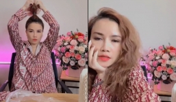 Livestream cùng fan, 'cô Xuyến 4 đời chồng' Đào Hoàng Yến lộ nhan sắc thật sau nhiều lần trùng tu