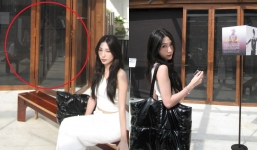 Khổng Tú Quỳnh khoe khoảnh khắc xinh lung linh, hình ảnh người chụp phản chiếu qua gương gây tò mò