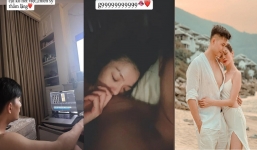 Nửa đêm, Lệ Quyên tung ảnh tế nhị của Lâm Bảo Châu, tình trẻ có hành động gây chú ý