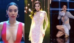 Hồ Ngọc Hà khoe body nuột nà với loạt váy xẻ sâu không nội y