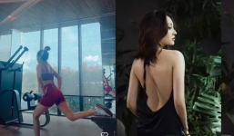 Bảo Anh khoe ảnh trong phòng tập, nỗ lực giữ dáng hậu nghi vấn âm thầm sinh con