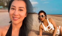 MC Kỳ Duyên khoe dáng 'khét lẹt' với đồ tắm ở tuổi 58, nhan sắc vượt thời gian khiến CDM xuýt xoa