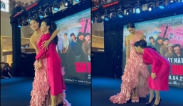 Cát Phượng lọt ống kính 'team qua đường': Vóc dáng và nhan sắc thật gây chú ý