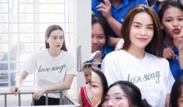 Hồ Ngọc Hà gây chú ý khi để mặt mộc đi từ thiện, nhan sắc xứng danh mỹ nhân showbiz