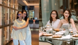 Lưu Hương Giang dành thời gian bên hai ái nữ hậu ồn ào của Hồ Hoài Anh, con gái cả chiếm spotlight