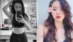 Nữ giảng viên Midu khoe dáng trong phòng tập, sắc vóc nuột nà chẳng kém Ngọc Trinh