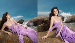 Ngọc Trinh tung bộ ảnh khoe dáng bên bãi biển, bộ đồ cắt xẻ khiến fan khó rời mắt