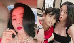Nhan sắc thật của Lệ Quyên qua ống kính camera thường do con trai chụp