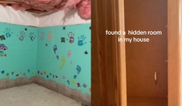 Phát hiện căn phòng bí mật ẩn chứa sau chiếc tủ khiến CDM rùng mình vì những thứ ở bên trong