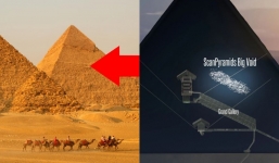 Kinh ngạc phát hiện khoảng trống bí ẩn trong Kim tự tháp lớn Giza có thể dẫn đến phòng chôn của Pharaoh
