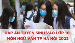 Đáp án đề thi môn Ngữ văn vào lớp 10 TP Hà Nội năm 2022 cập nhật nhanh nhất, chính xác nhất