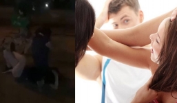 Xôn xao clip 'bắt ghen' giữa đường: 'Chính thất' quyết không nương tay, 'tiểu tam' ung dung đến lạ