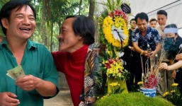 Nghẹn lòng giây phút Quang Tèo tiễn biệt đồng nghiệp, đưa Giang Còi về nơi an nghỉ cuối cùng