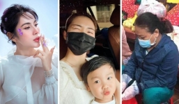 Sao Việt 5/9: Hòa Minzy và con trai hạnh phúc bên Minh Hải, Thủy Tiên thanh minh hậu Nathan Lee 'vỗ mặt'