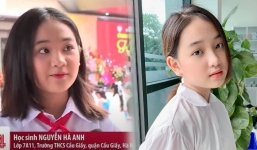 Nữ sinh lớp 7 gây sốt trên sóng VTV ngày khai trường hóa ra là gương mặt quen thuộc