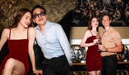 Hồ Ngọc Hà thoải mái để một người đàn ông ôm eo trước ánh mắt của Kim Lý, danh tính trai lạ gây bất ngờ