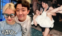 Trấn Thành bị bà xã Hari Won nhắc nhở sau khi khi xả loạt ảnh hết mình tại đám cưới Diệu Nhi