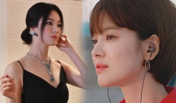 Mê đắm trước loạt hình khoe góc nghiêng của Song Hye Kyo: Xứng danh 'nữ thần nhan sắc' màn ảnh Hàn