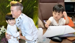 Loạt hình cực đáng yêu của con trai Đàm Vĩnh Hưng: Mới 3 tuổi đã biết tự lập