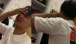 Xôn xao clip chú rể khóc nức nở trong đêm tân hôn, cô dâu phải dỗ dành