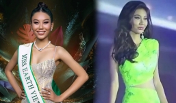 Hoa hậu Thạch Thu Thảo gặp sự cố ngoài ý muốn ngay tại sân khấu của Miss Earth 2022
