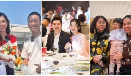 Sao Việt 11/12: Dung nhan đáng chú ý của mẹ đẻ Đàm Thu Trang, chồng chủ tịch tháp tùng Đỗ Mỹ Linh đi đám cưới