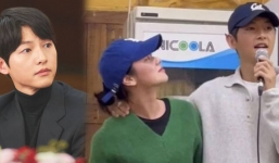 Chuẩn bị đối đầu Song Hye Kyo, Song Joong Ki lộ ảnh đụng chạm cơ thể 'tình tin đồn'