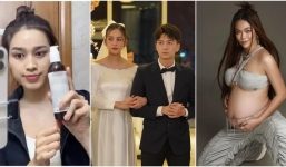 Sao Việt 8/1: Mâu Thủy 'bầu vượt mặt' đi đón xuân, Đỗ Thị Hà gây hoang mang mới cách làm đẹp ngược đời