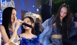 Giữa lúc hoa hậu Mai Phương vướng ồn ào, Bảo Ngọc bật khóc nói lời 'gan ruột' về đàn chị