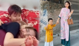 Video: Tan chảy trước khoảnh khắc bé Bo thể hiện tình cảm với mẹ Hòa Minzy