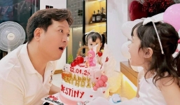 Trường Giang biểu cảm đáng yêu bên cạnh con gái, vô tình hé lộ một thông tin về ái nữ